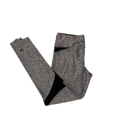 VS PINK Ultimate Yoga Leggings Medium M Victoria’s Secret Gray Black Dog Logo
